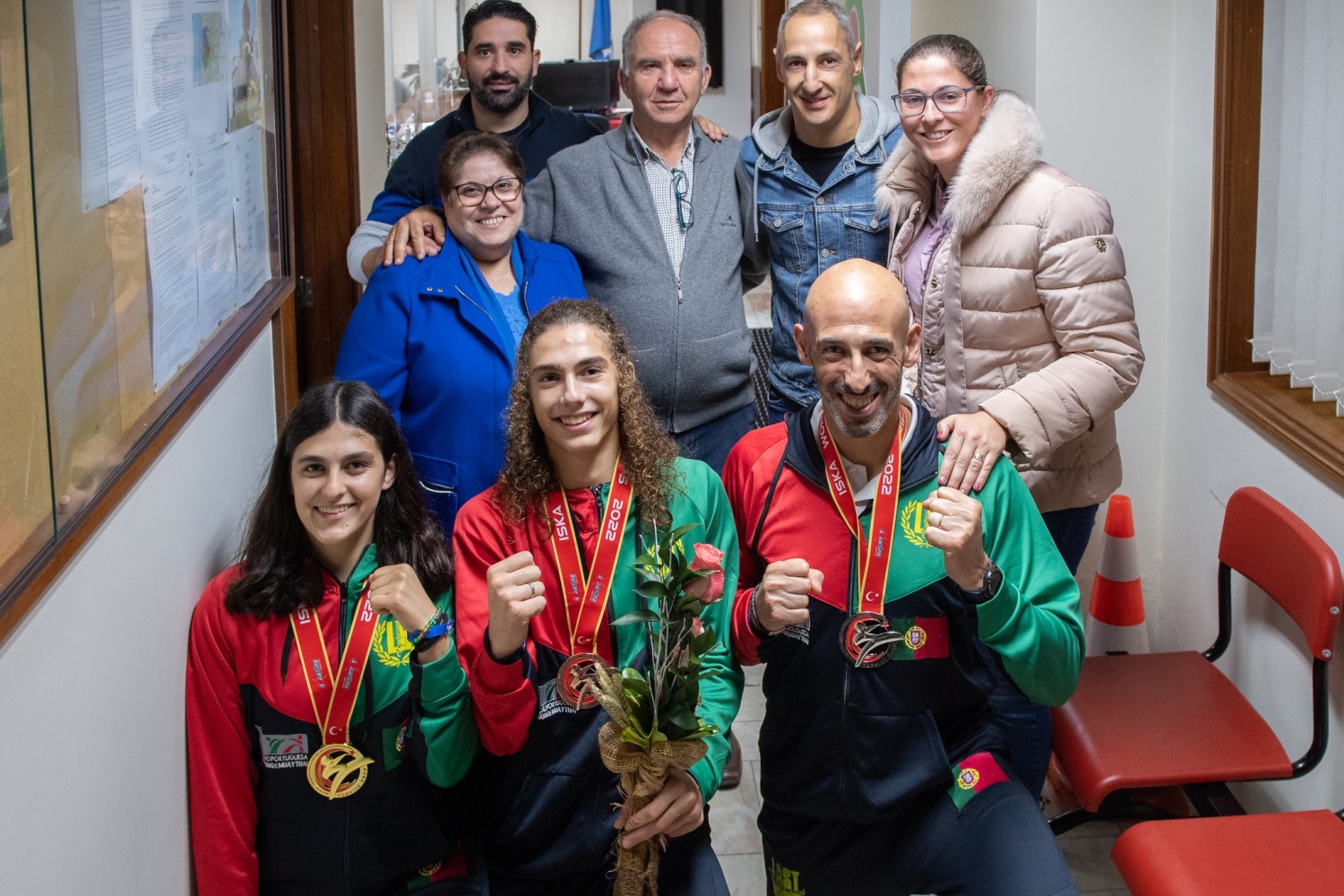 Receção aos Atletas Medalhados no Campeonato do Mundo de Kickboxing